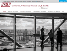 Tablet Screenshot of pgliinsurance.com